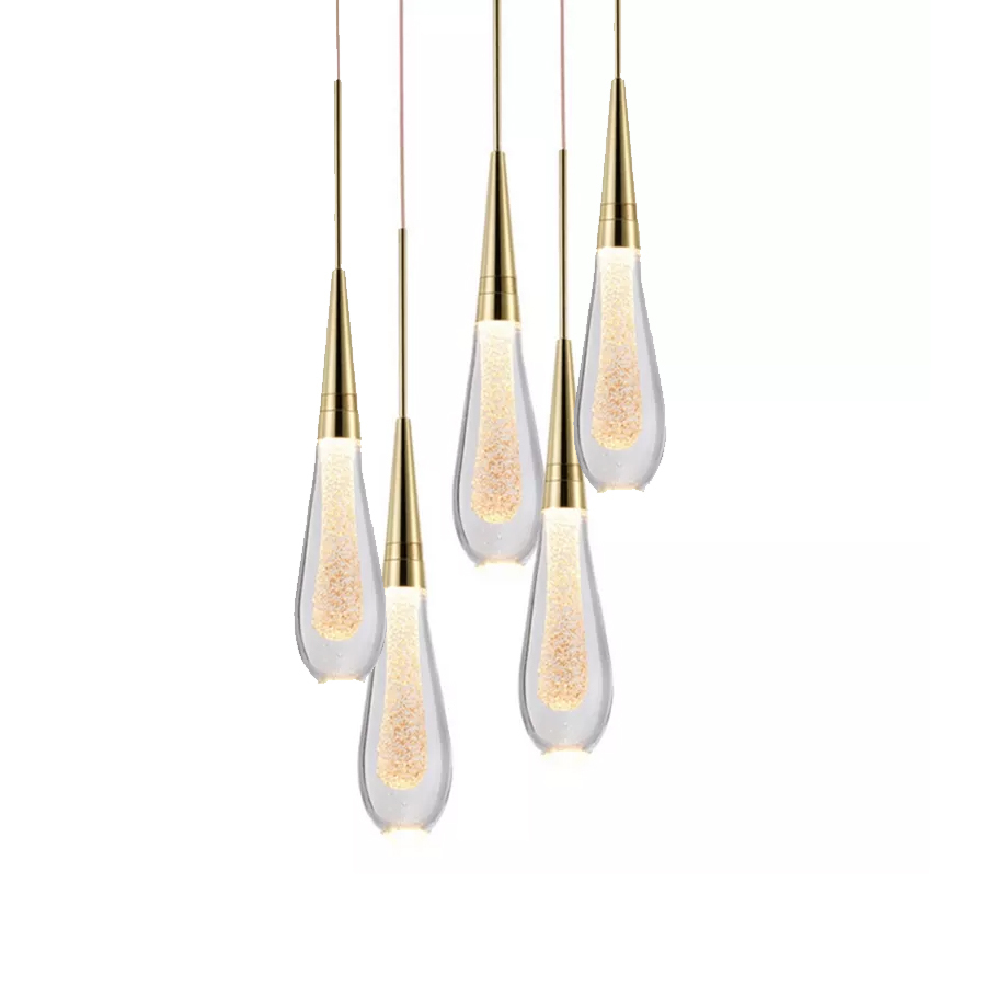 Подвесной светильник Delight Collection Pour 5 gold