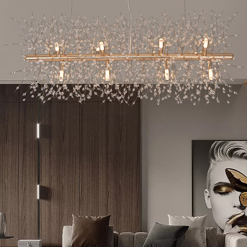 Потолочный светильник ROSALIA LONG L92 Brass by ImperiumLoft