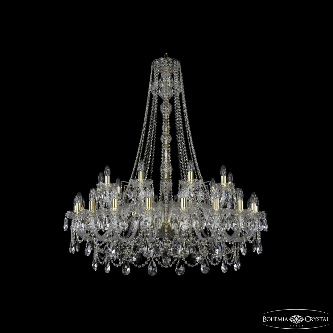 Люстра хрустальная 1411/20+10/400/h-130 G