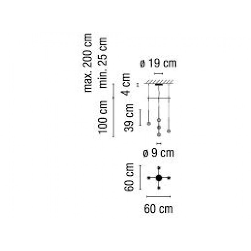 ПОДВЕСНОЙ СВЕТИЛЬНИК  VIBIA Algorithm 0855
