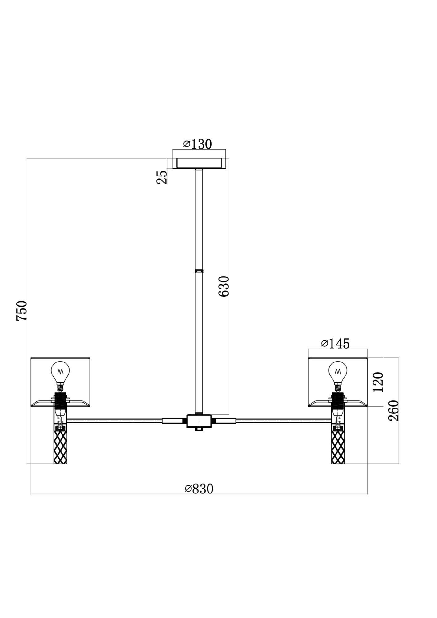 Люстра Maytoni MOD045PL-08CH