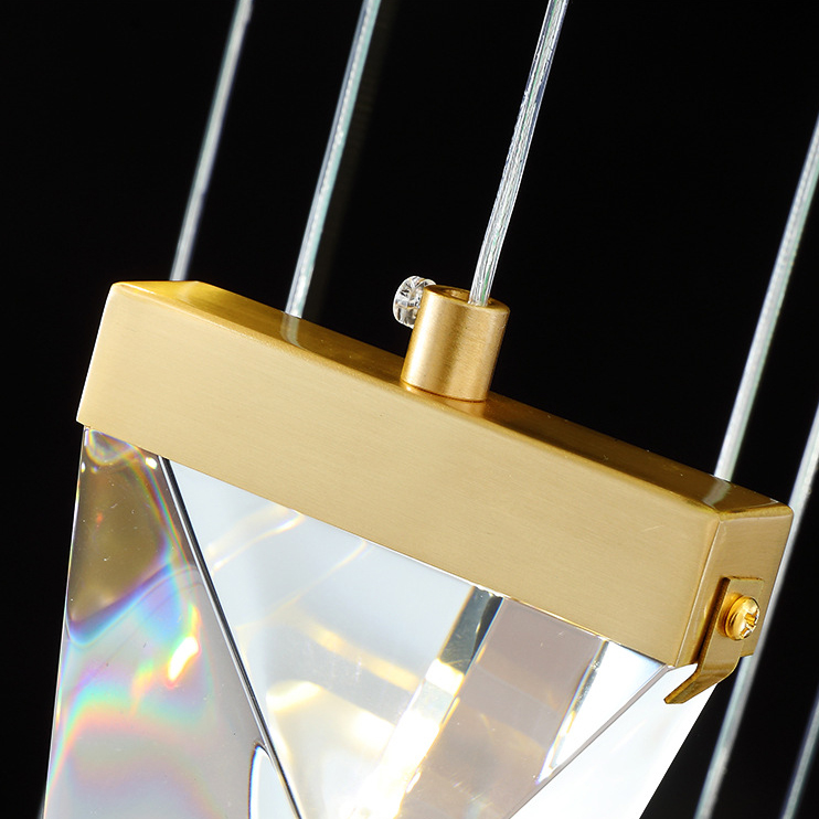 Подвесной светильник ALDIS brass 4000К by ImperiumLoft