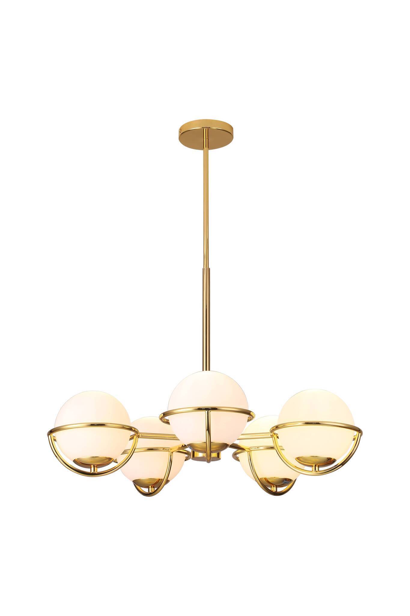 Люстра на штанге Moderli V2900-5C Diana 5*E14*5W