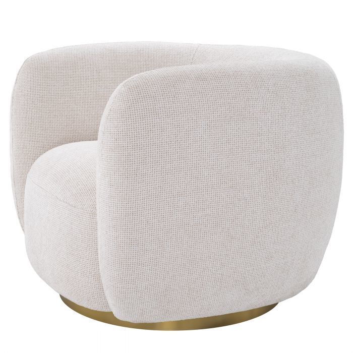 Вращающееся кресло Eichholtz Roxy lyssa off-white 115348