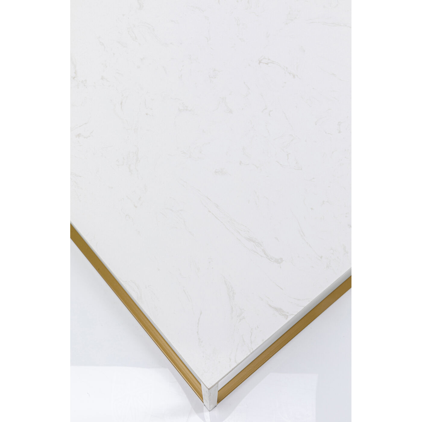 Стол приставной Key West Marble Gold 40x40 см KARE 85872