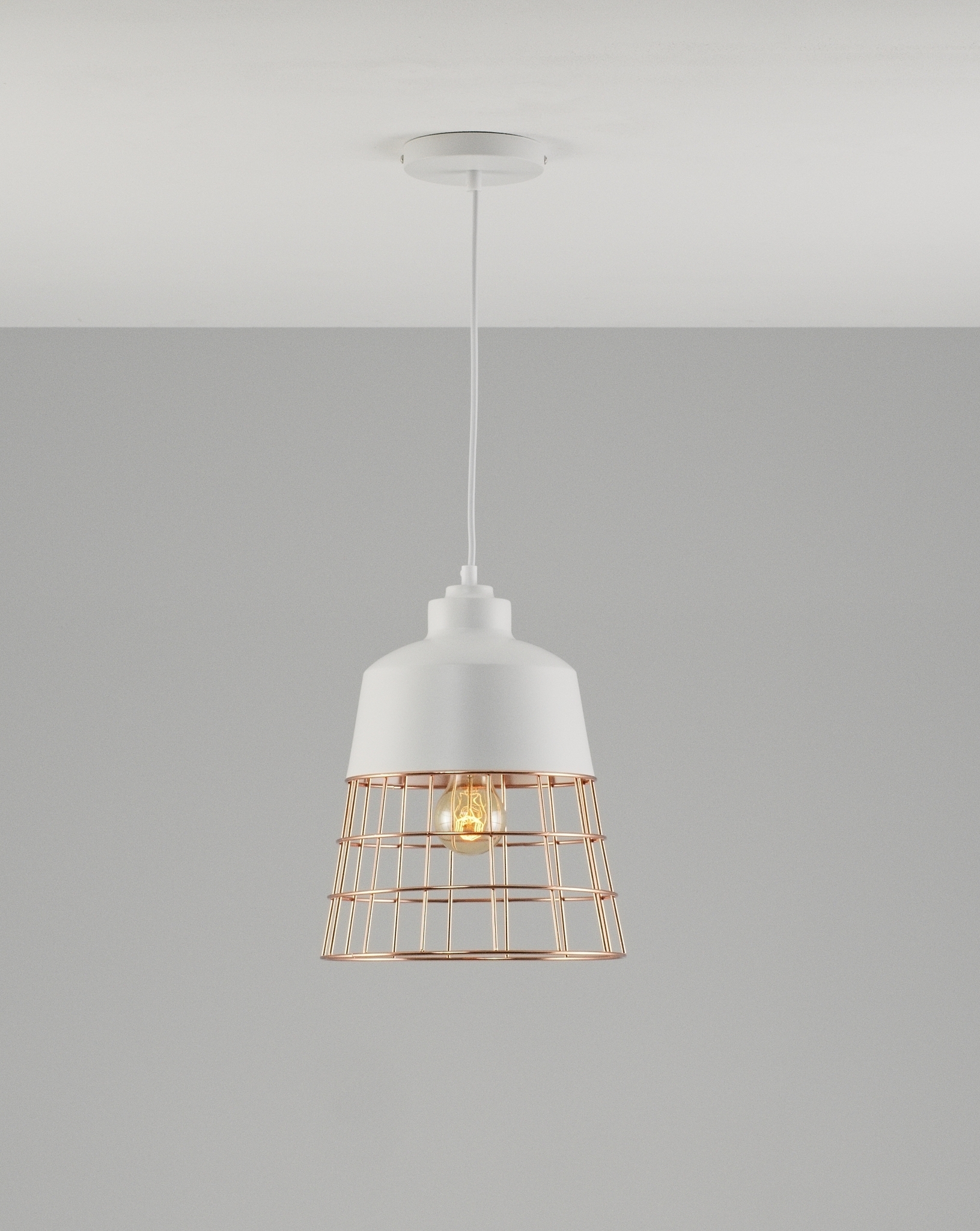 Подвесной светильник Moderli GD-C213-A белый Lora 1*E27*60W