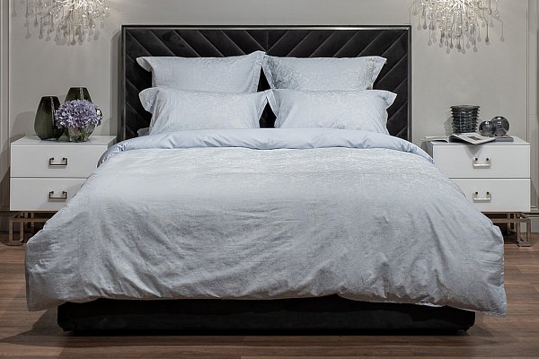 Комплект постельного белья Илария голубой с наволочками Garda Decor 130HB-00032