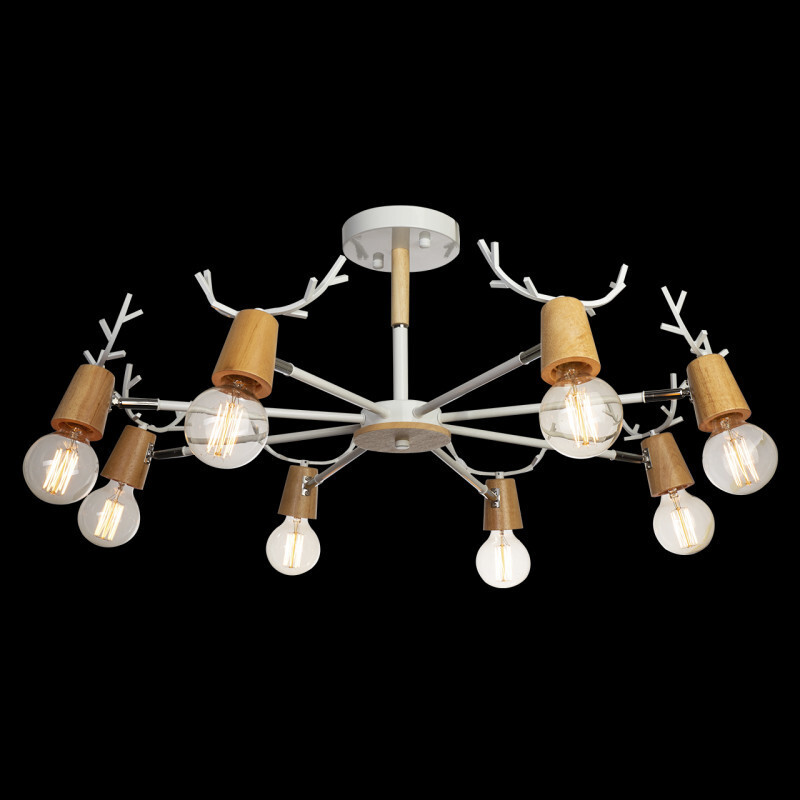 Люстра на штанге LOFT IT 10024/8 White