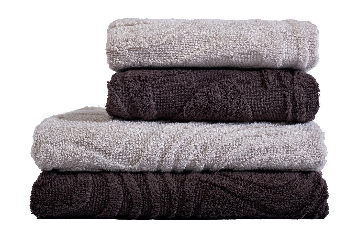 Полотенце "Диана" махровое 70*140 коричневое Garda Decor 106DMT- 761-4113-POL COR