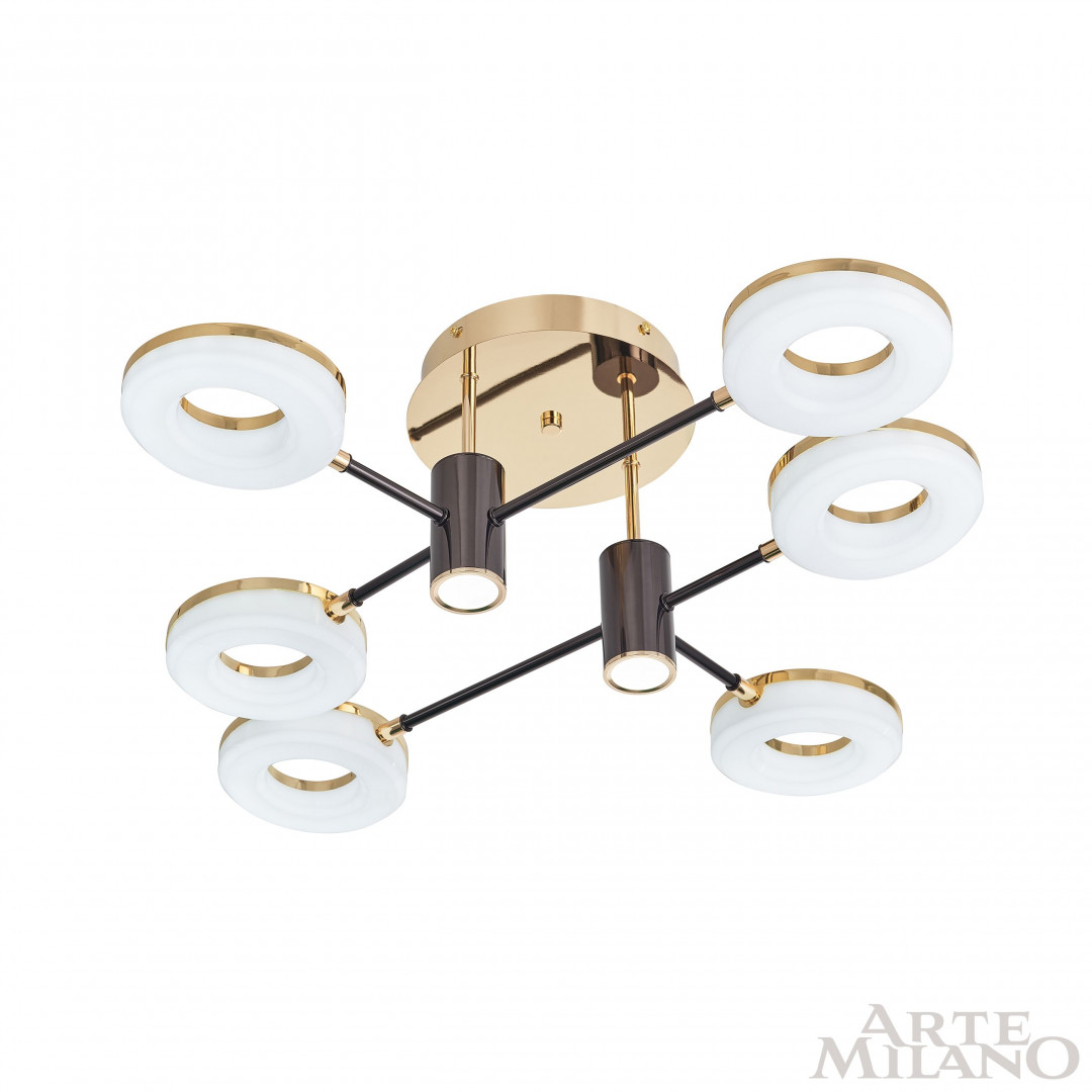 Светильник светодиодный 271399/6 BK/GD Arte Milano