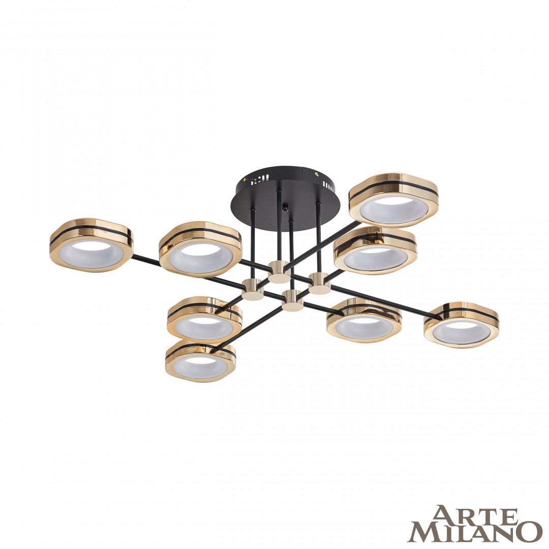 Светильник светодиодный 277999/8 BK/GD Arte Milano