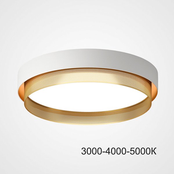 Потолочный светильник MALIA D45 White Brass Трехцветный свет by ImperiumLoft