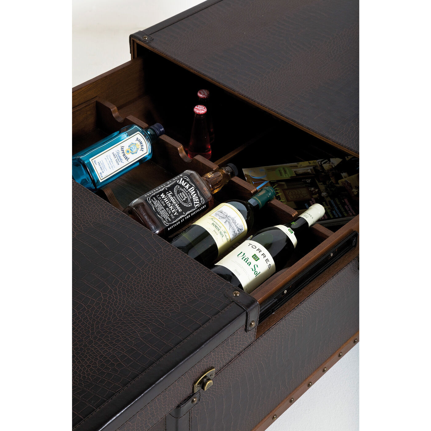 Столик кофейный с баром KARE Colonial 75167