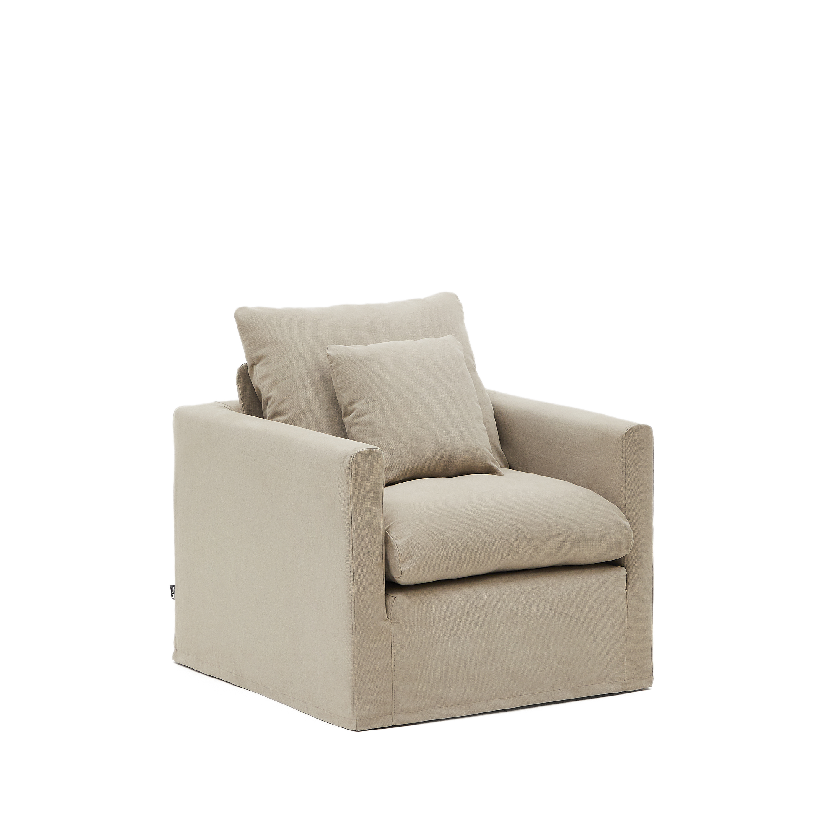 A cover designed to kep your Nora armchair in brand-new condition. Made from linen and cotton fabri La Forma 192955