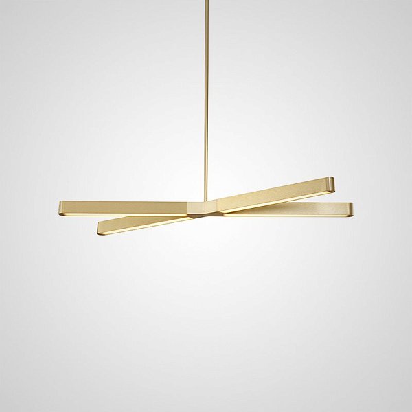 Подвесная люстра CROSS B Золото by ImperiumLoft