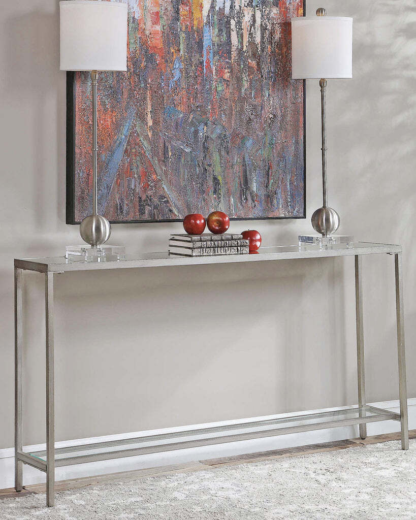 Серебряная консоль Уитман Louvre Home LHF235S