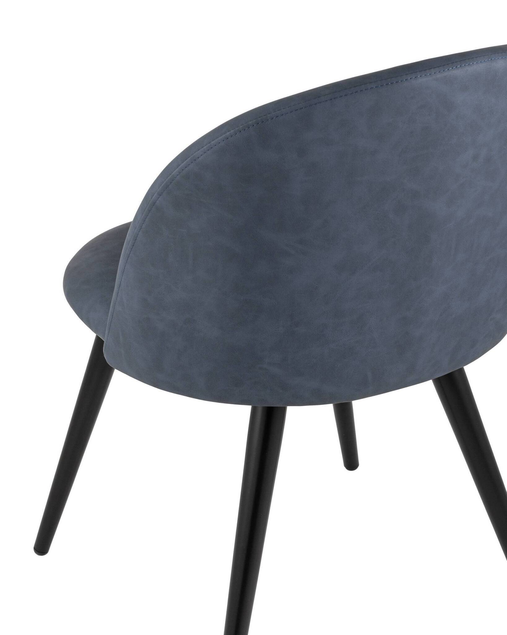 Стул Лион синяя экокожа Stool Group