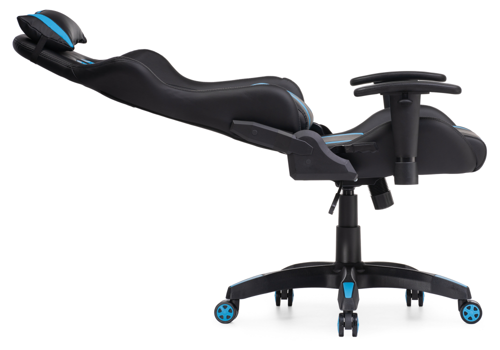 Компьютерное кресло Woodville Blok light blue / black 15137