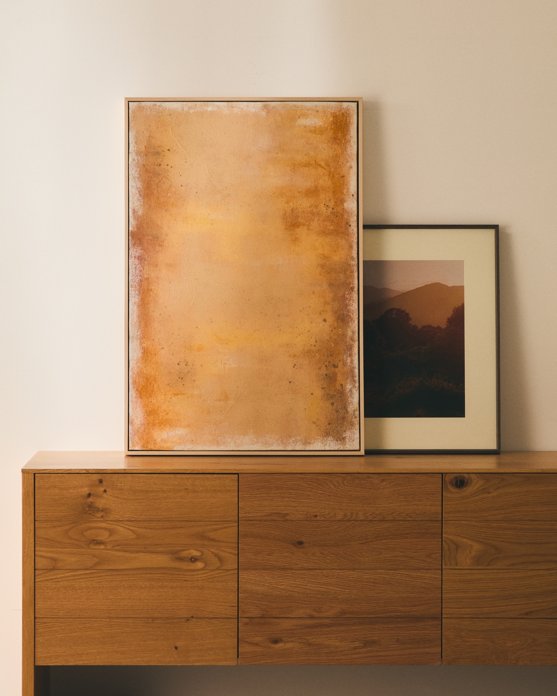 Абстрактная картина Selnar желтая 60 x 90 см La Forma (ex Julia Grup)