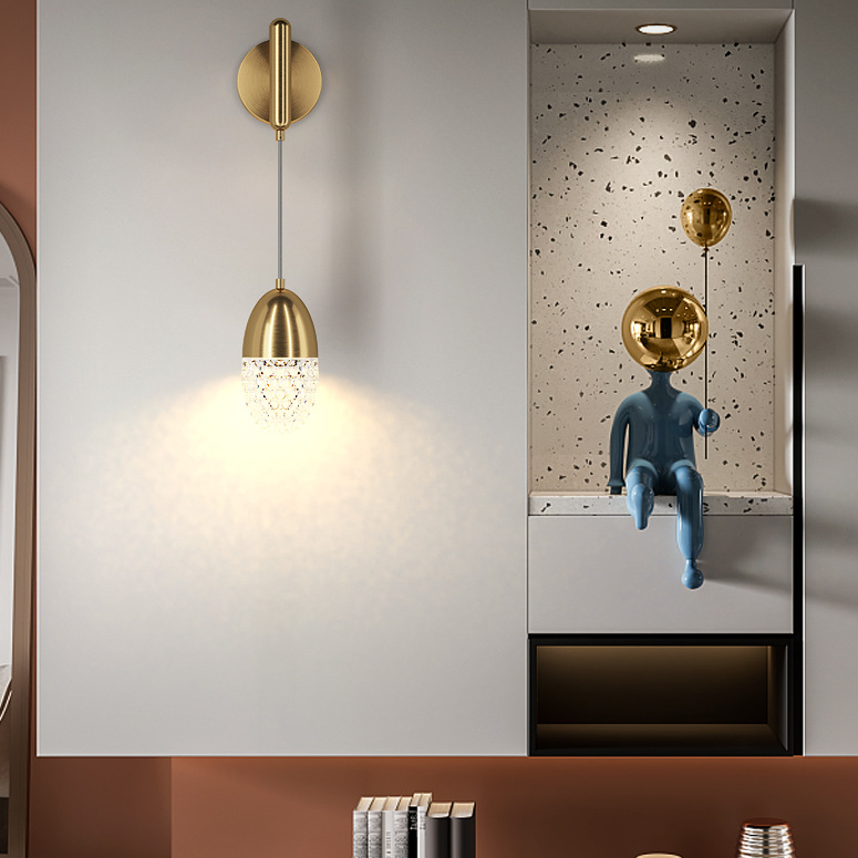 Настенный светильник GRAPE WALL Brass by ImperiumLoft