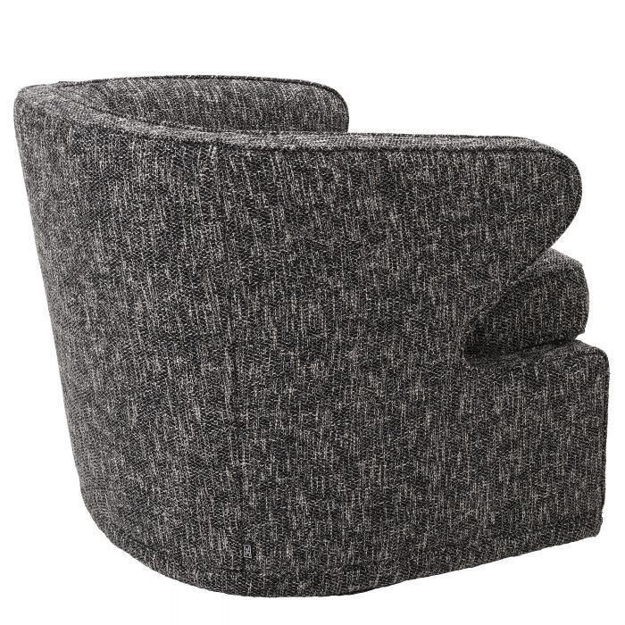 Вращающееся кресло Eichholtz Dorset cambon black 115808