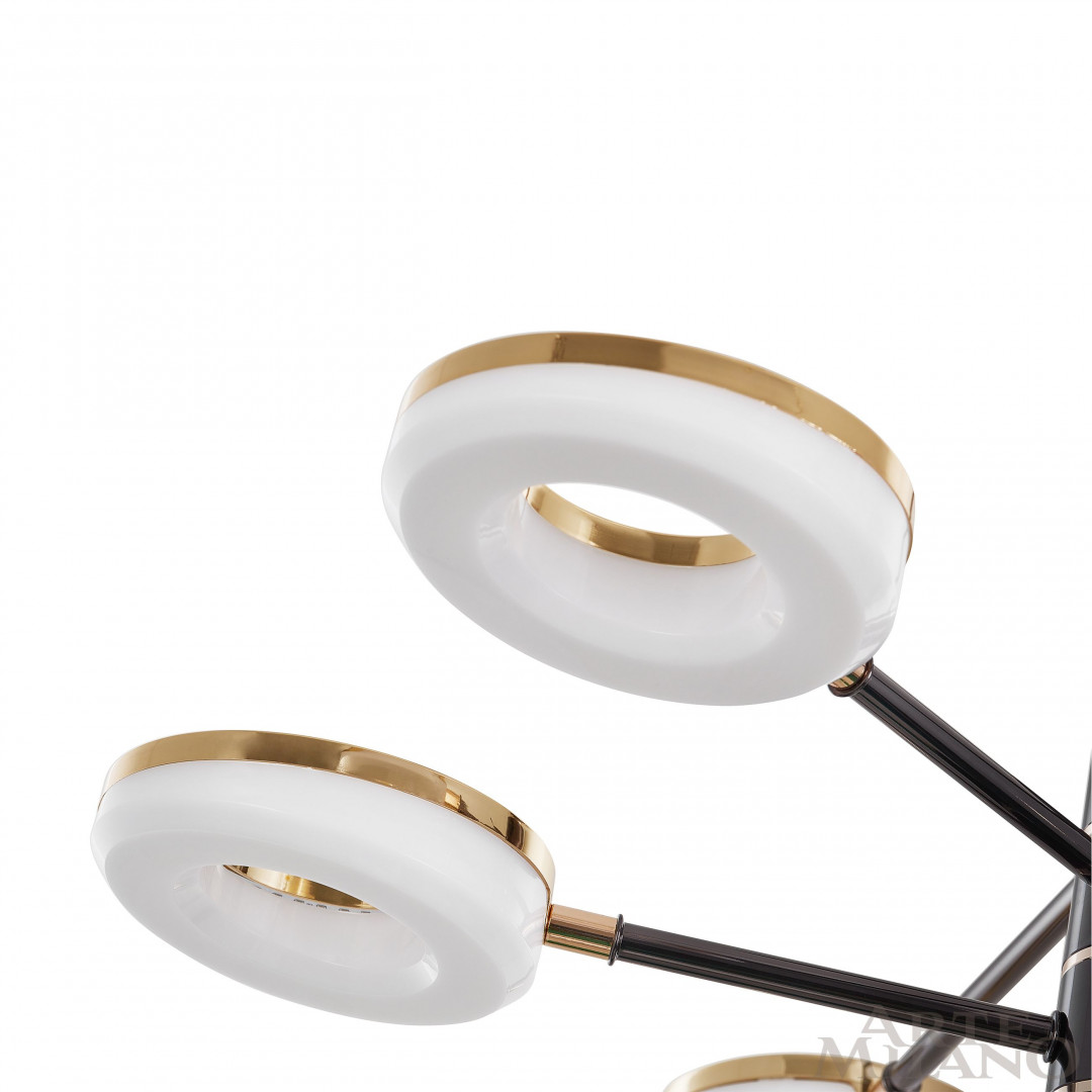 Люстра светодиодная 276699/8 BK/GD Arte Milano