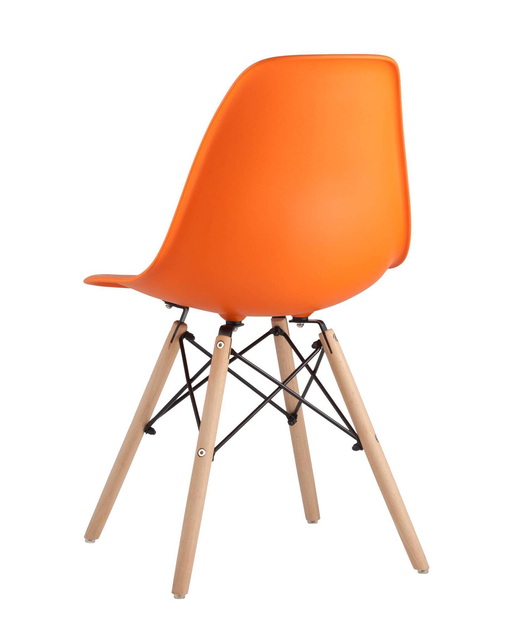 Стул DSW оранжевый x4 Stool Group