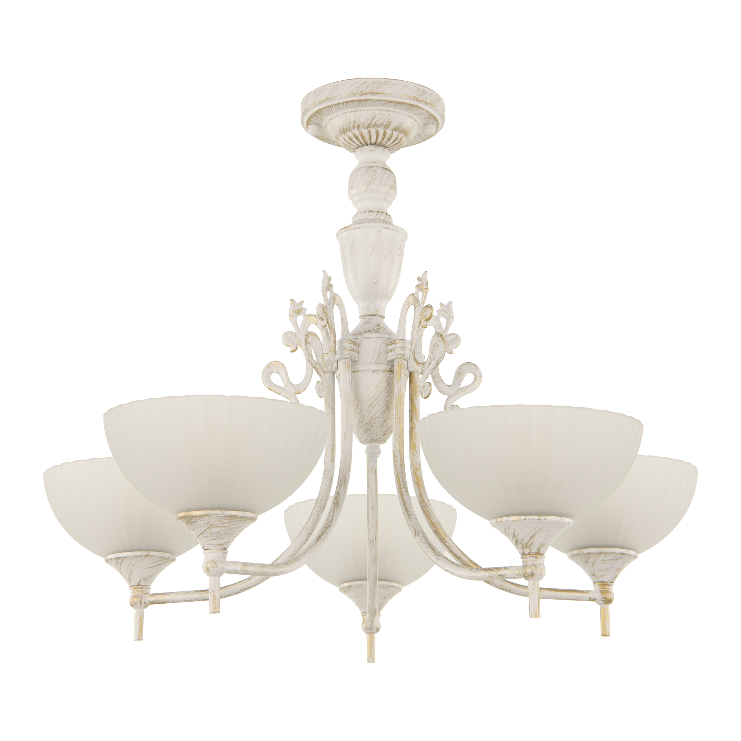 Люстра с плафонами 340049/5 WT+G Arte Milano