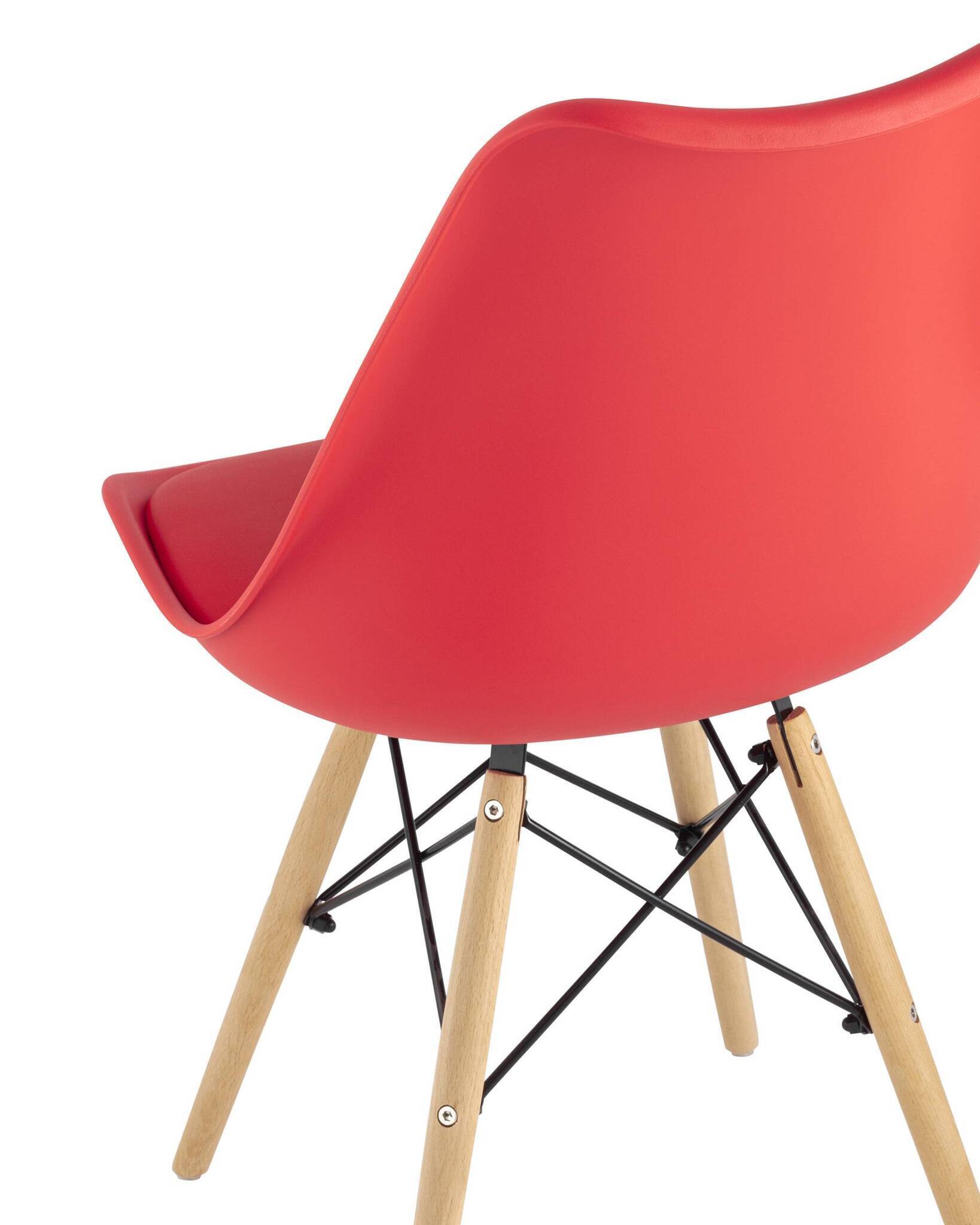 Стул Eames Soft красный Stool Group