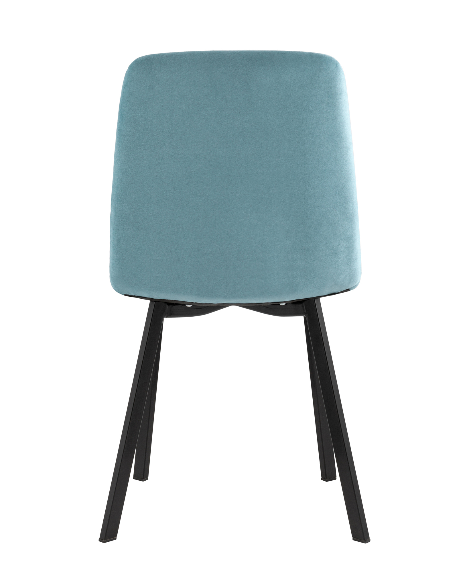 Стул Oliver Square велюр пыльно-голубой Stool Group