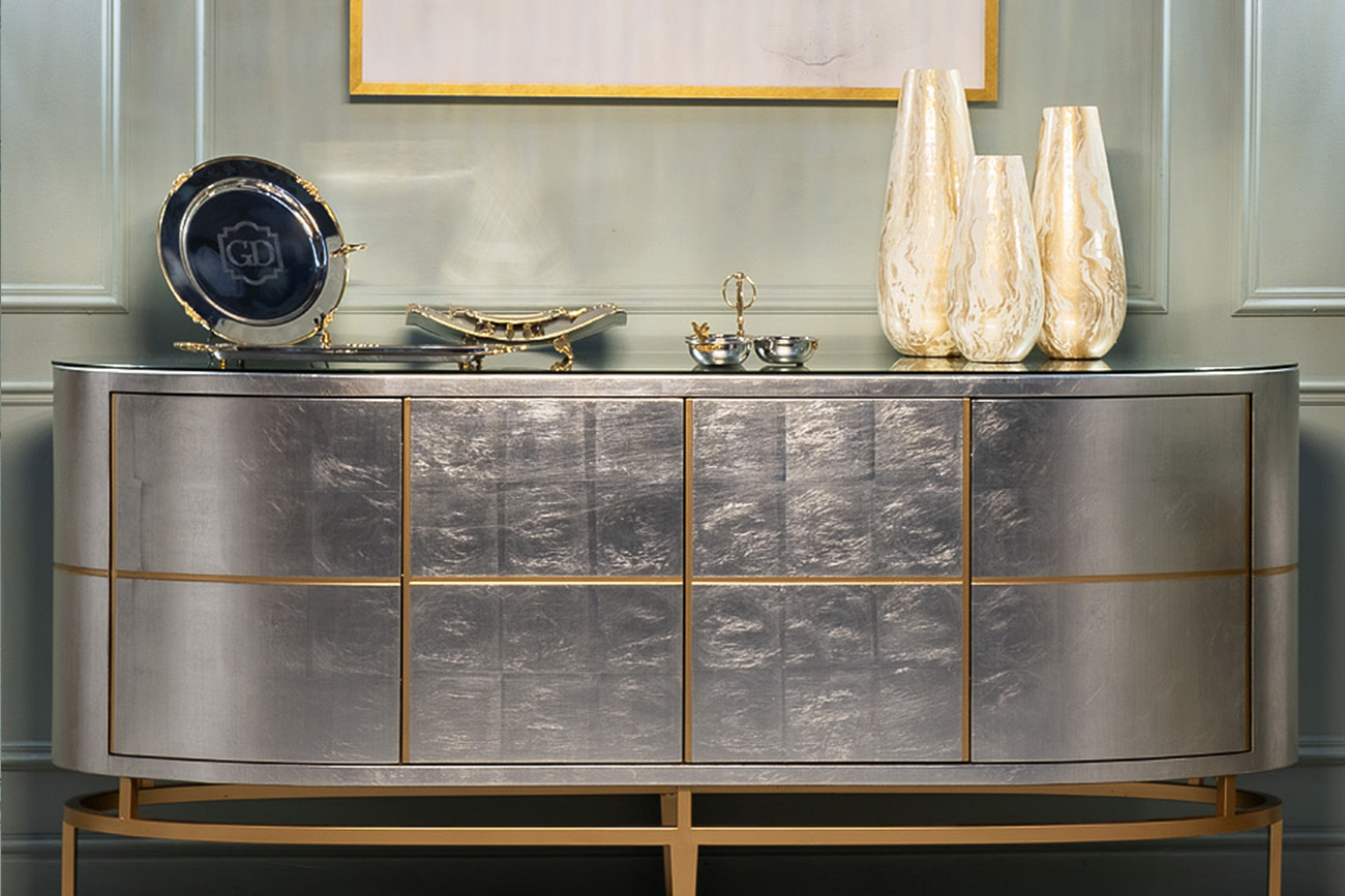 Поднос Birds круглый металлический Garda Decor 95IM-0077