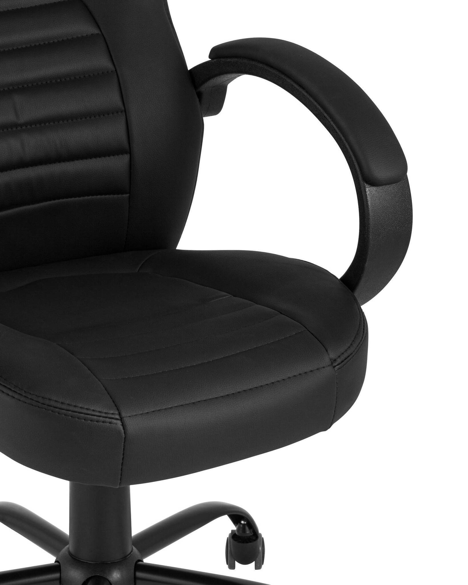 Кресло игровоеs Racer Midi черное TopChairs