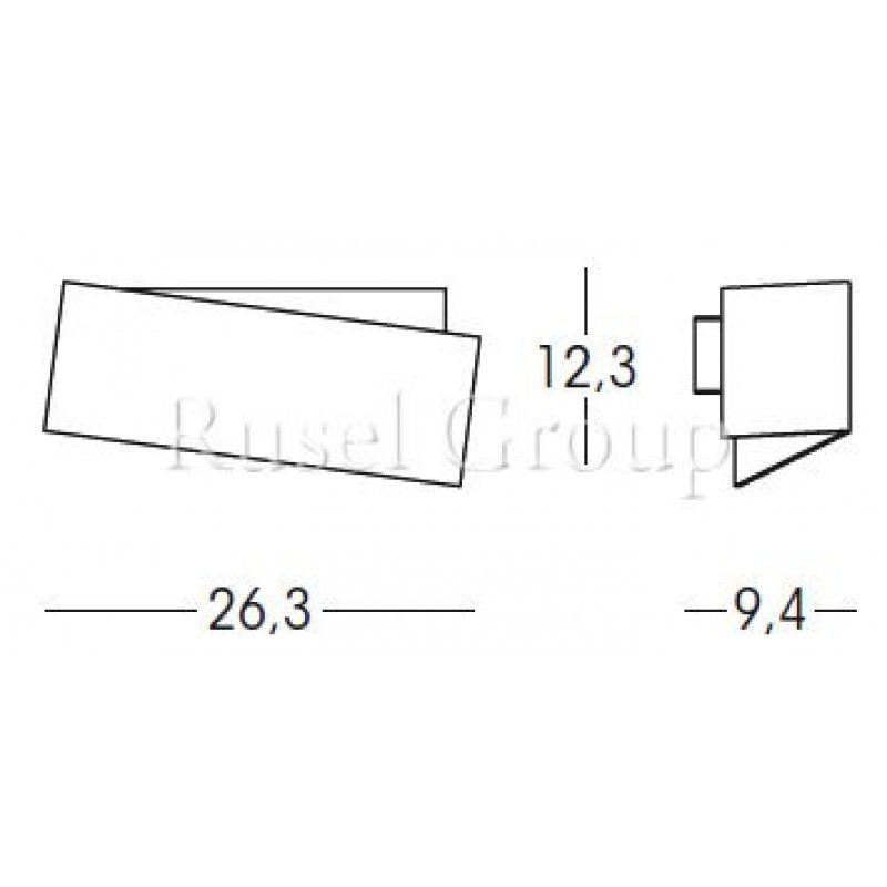 Настенный светильник Linea Light Zig Zag 7001