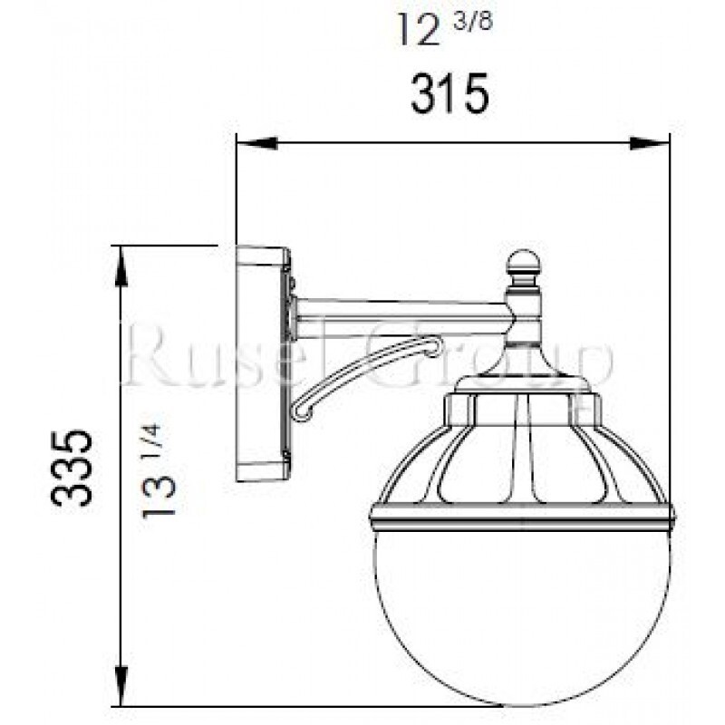 Уличный светильник Kolarz GLOBO 94041