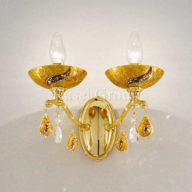 Настенный светильник Kolarz Carmen Kiss 0234.62.3.Ki.KpT