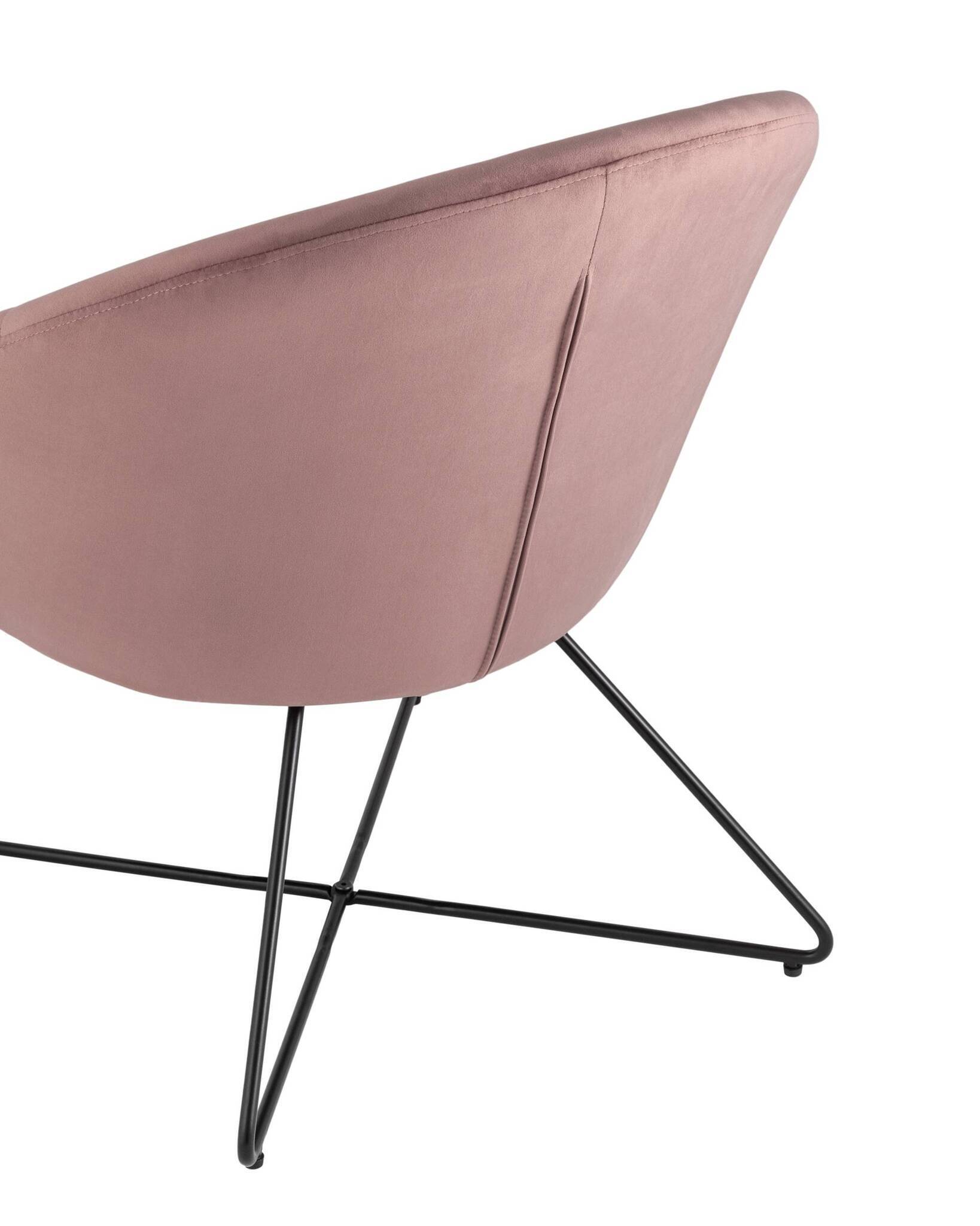 Кресло Колумбия пыльно-розовое Stool Group