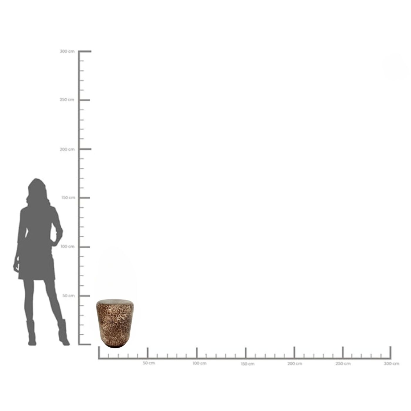 Стол приставной All Leo Ø35cm KARE 71276
