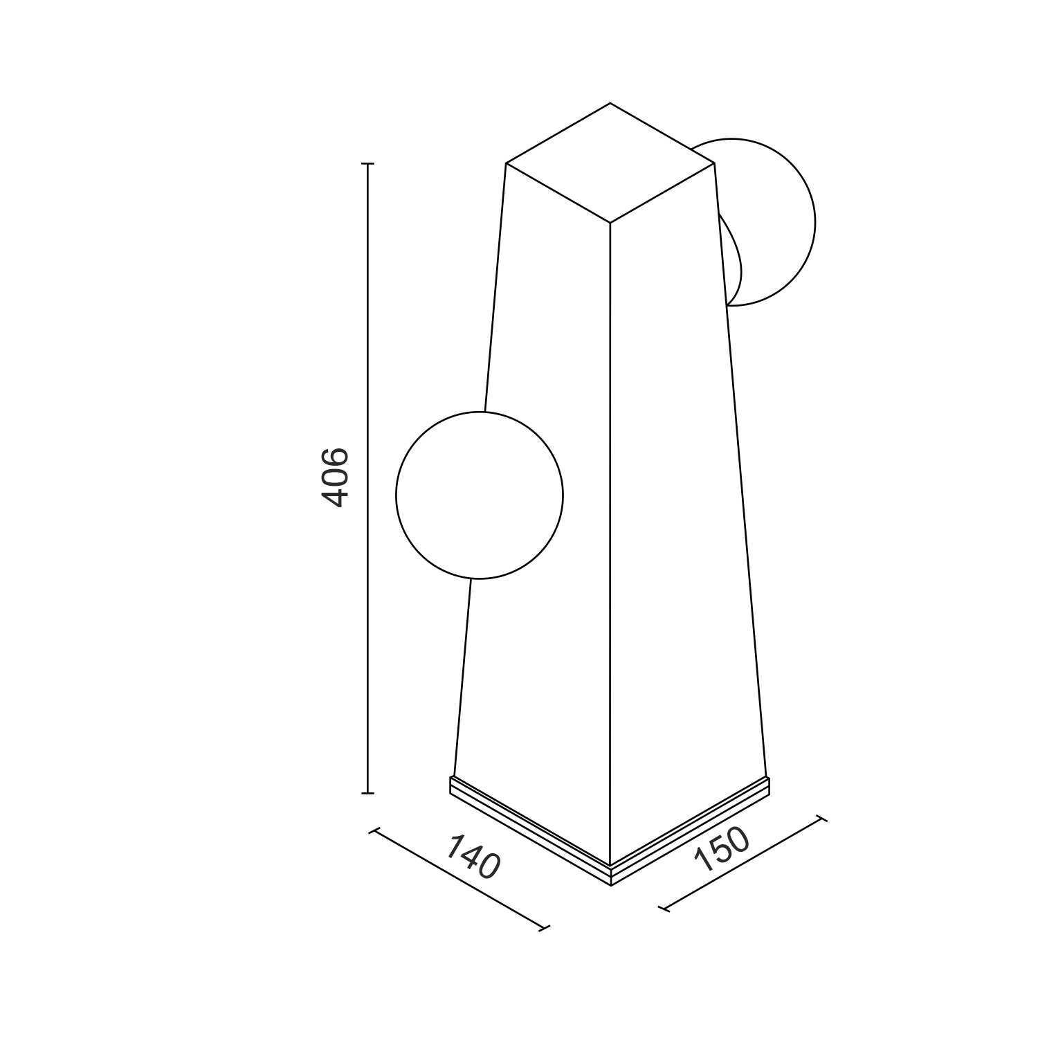 Уличный светодиодный светильник Ledron MO-7090