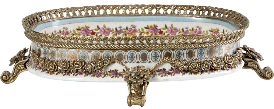 Блюдо на ножках Glasar 31G2632/D938HC/LD3002