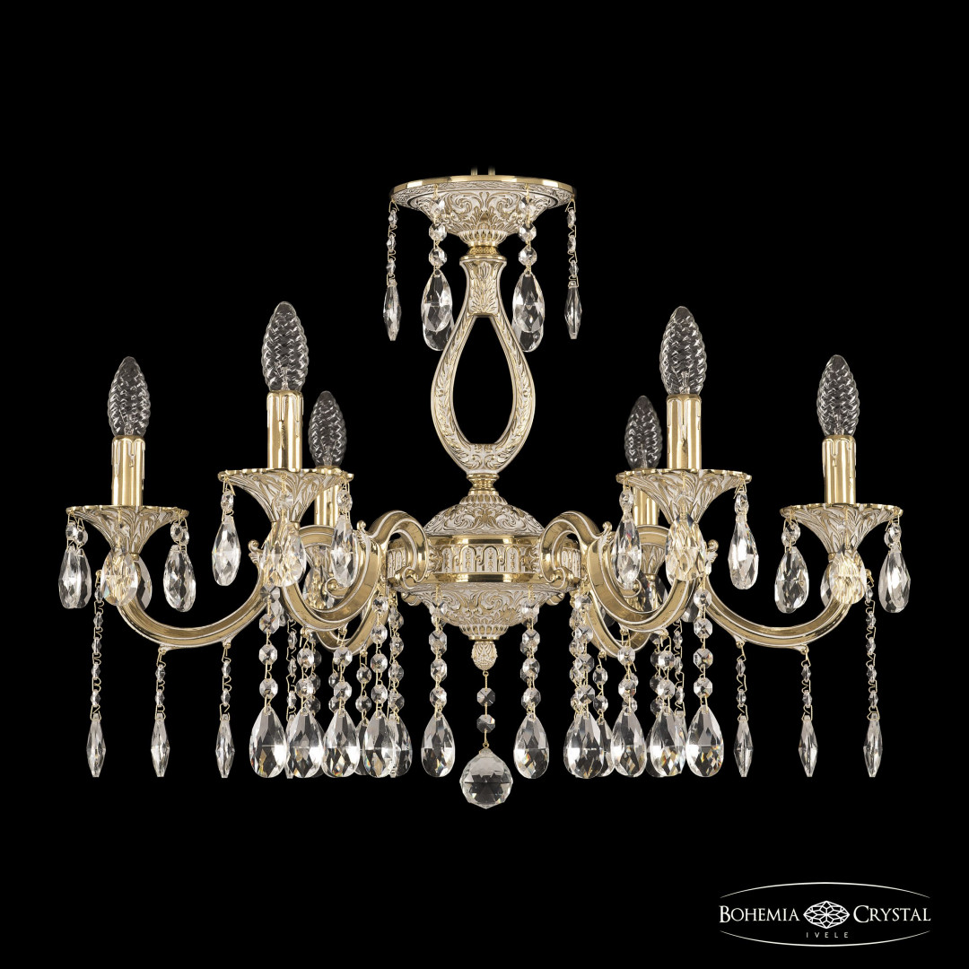 Люстра бронзовая с хрусталём 72301/6/210 A GW