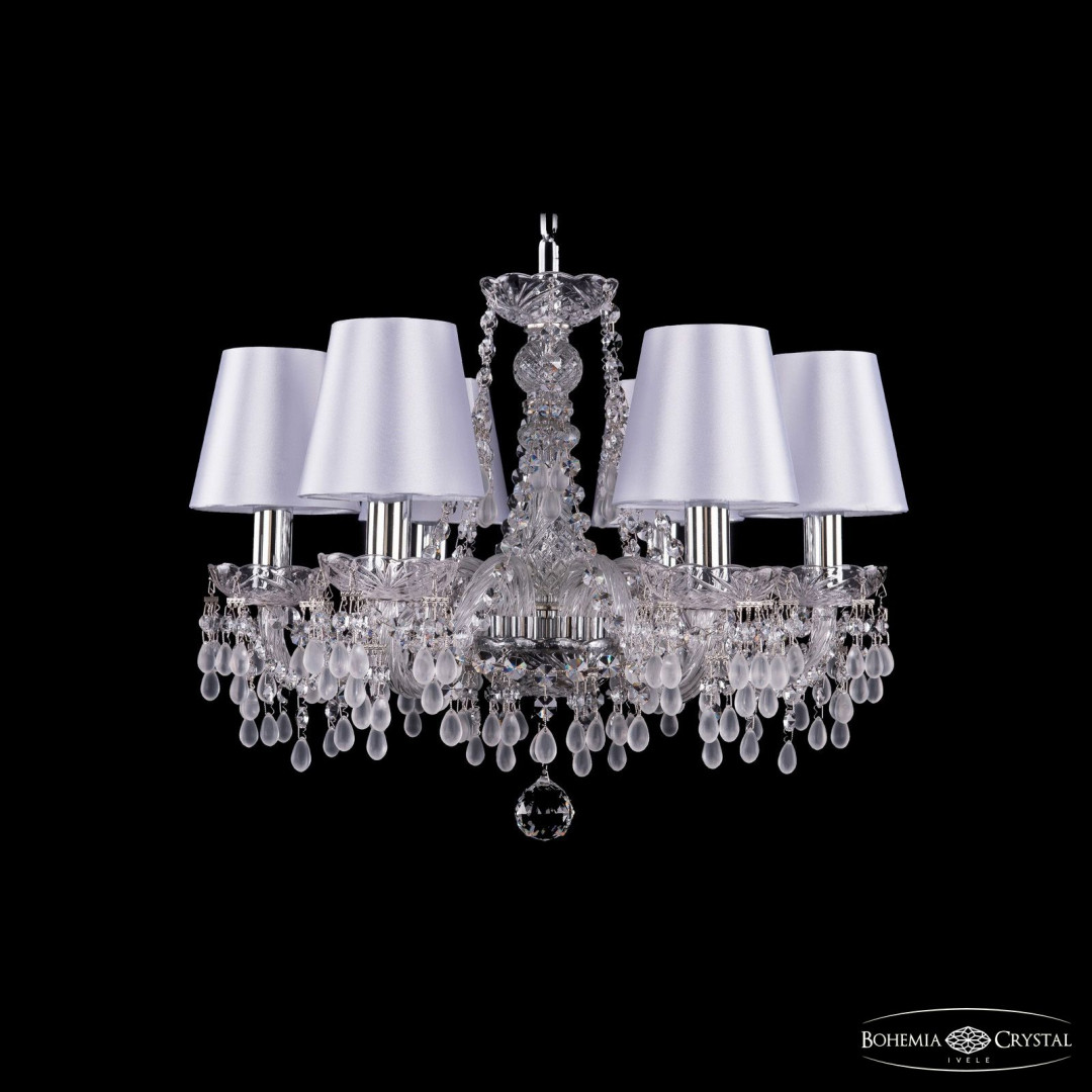 Люстра хрустальная 1410/6/160 Ni V0300 SH21 Bohemia Ivele Crystal