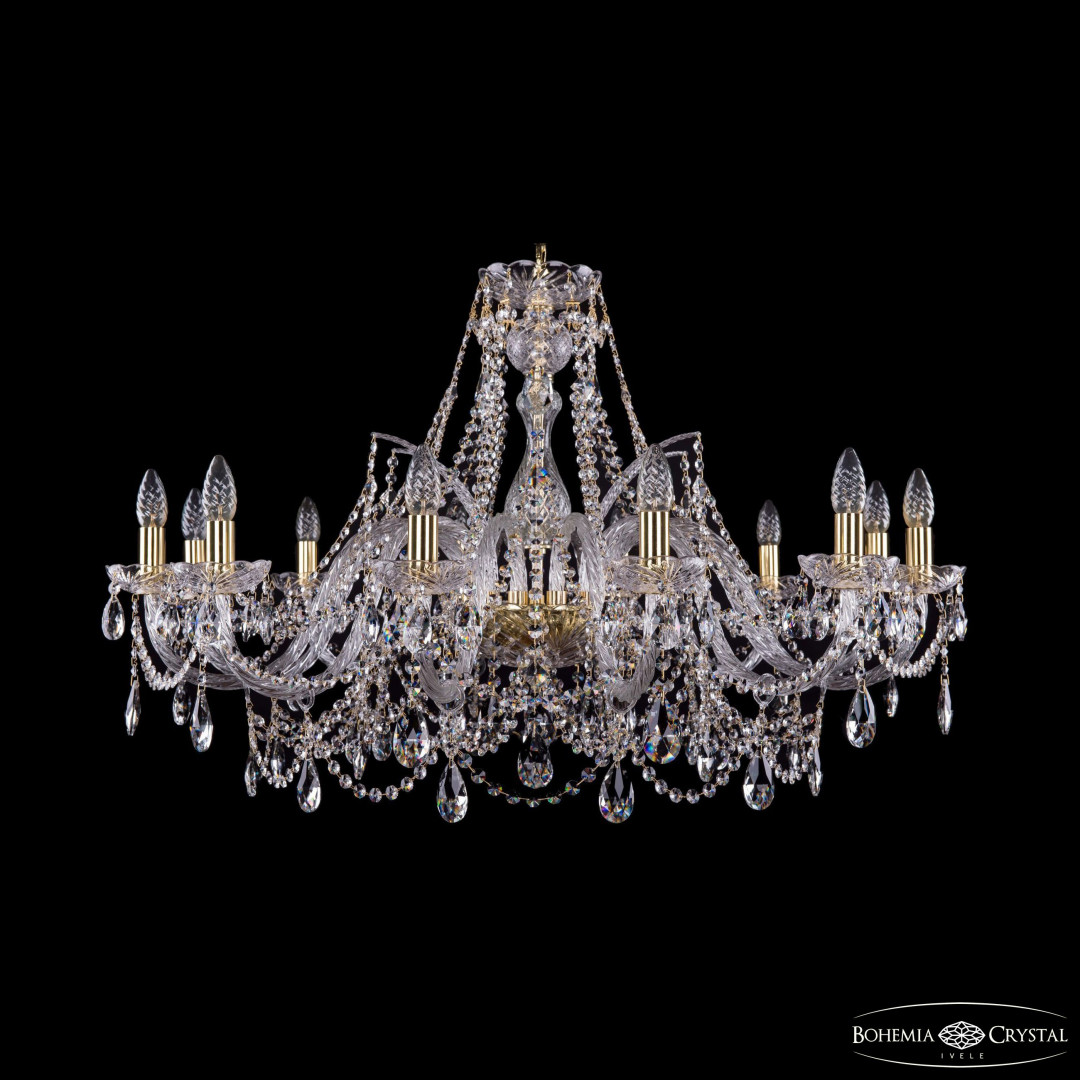 Люстра хрустальная 1411/12/360 G