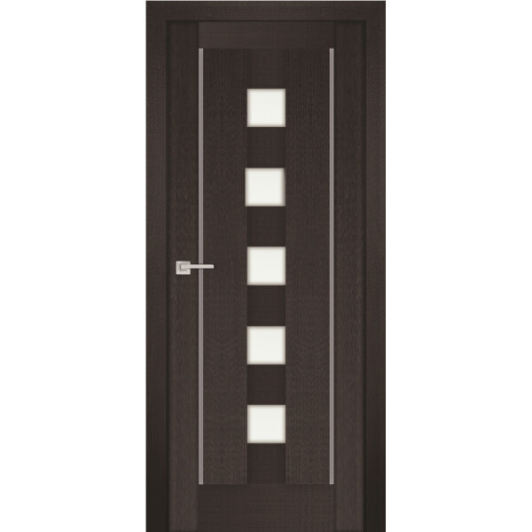 Межкомнатная дверь Graf PS-34 белый сатинат Венге Мелинга (2000 х 700)