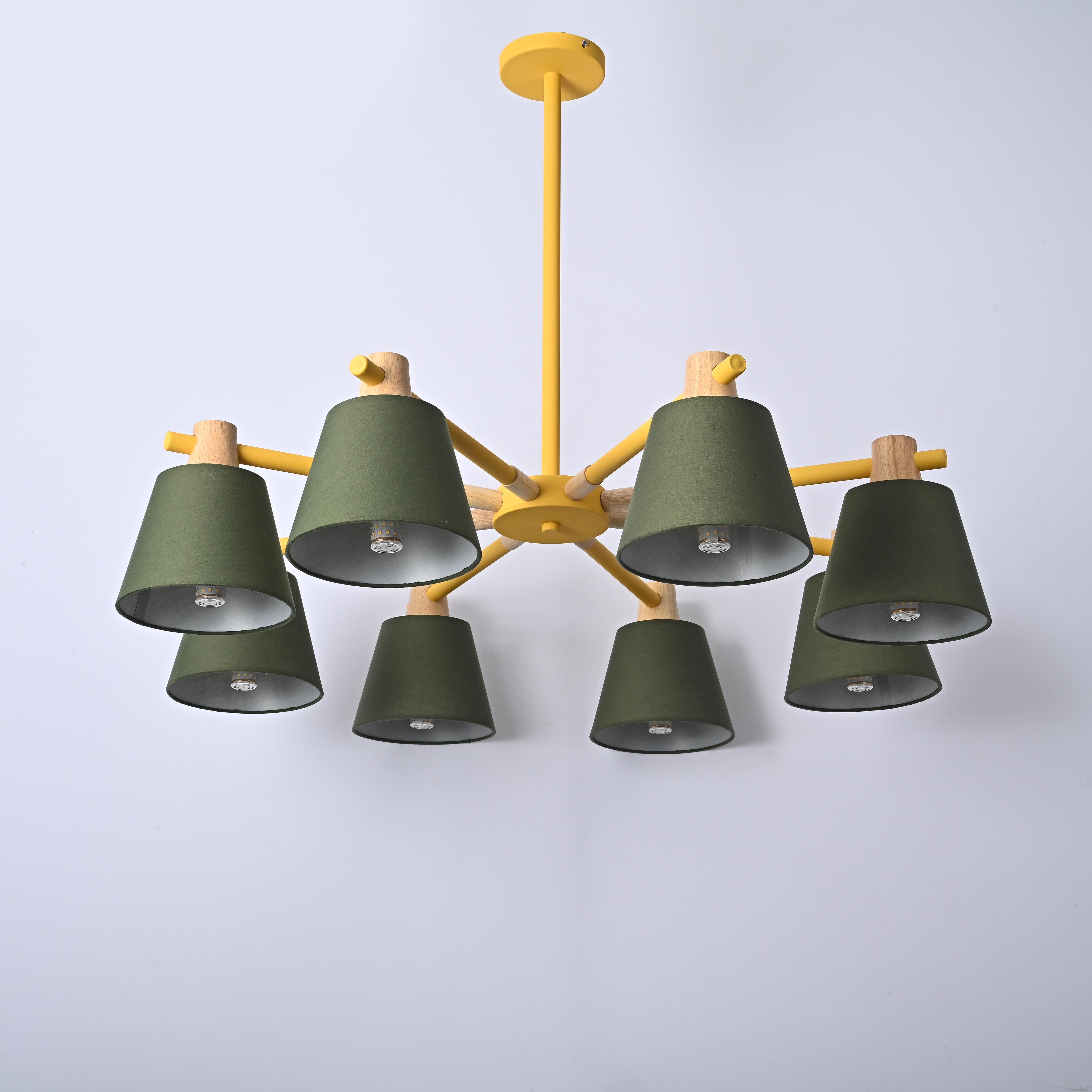 Потолочная Люстра На Штанге Natura A Green 8 By Imperiumloft