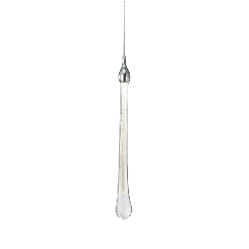 Подвесной светильник  Delight Collection Teardrop 1 chrome