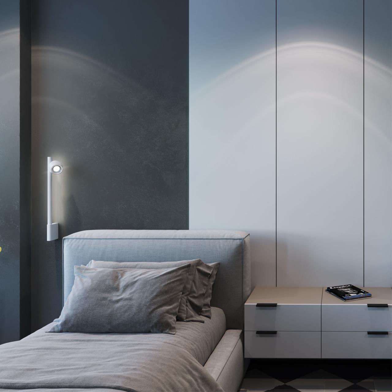 Светильник настенный светодиодный диммируемый со сменой режимов работы (управление сенсорный выключа Novotech 359312