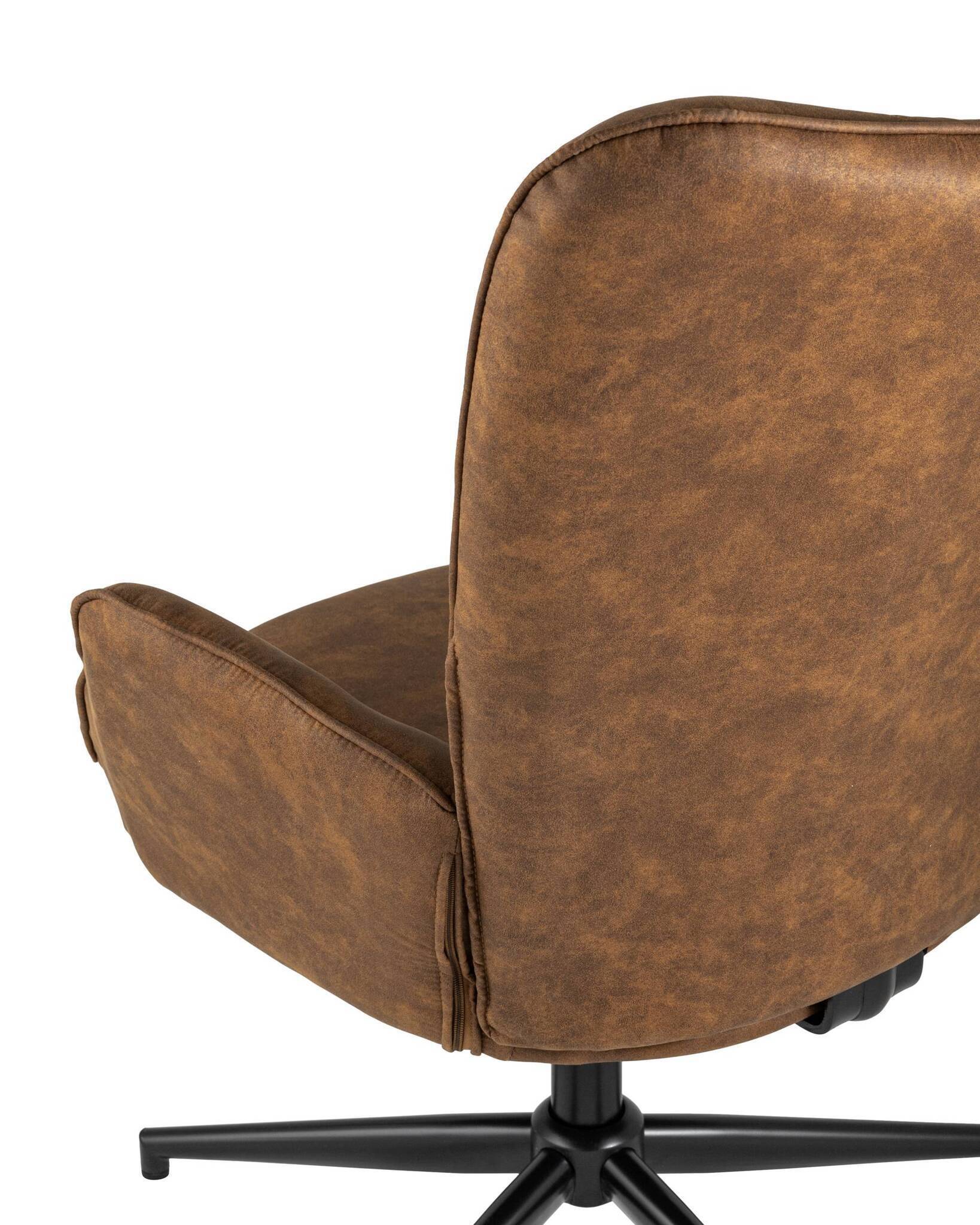 Кресло Ирис вращающееся коричневое Stool Group
