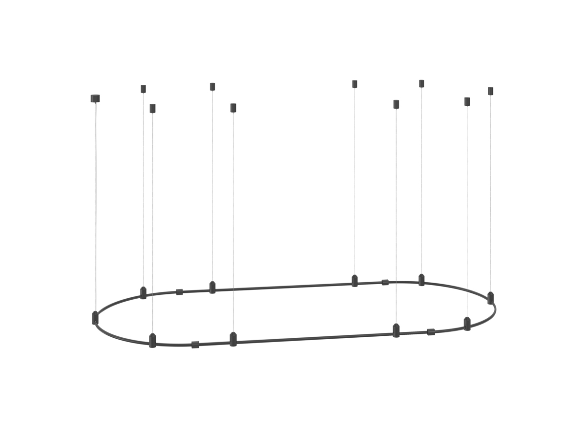 Основание Donolux DL20225OV1800C Black