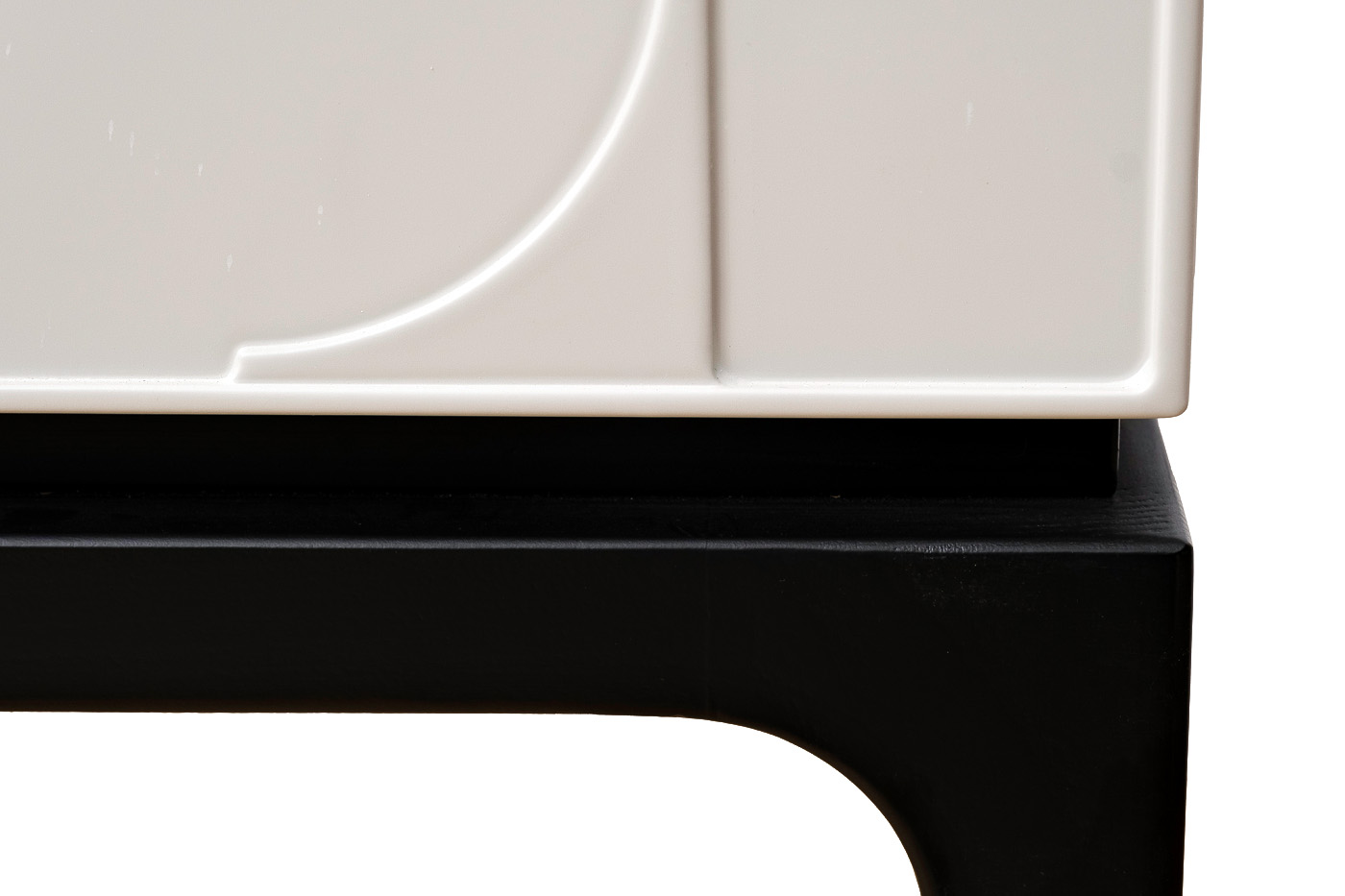 Консоль Spinola черно-серая Garda Decor GD-00001