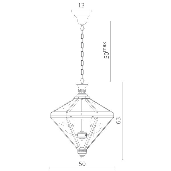 Подвесной светильник Divinare 7400/02 SP-4